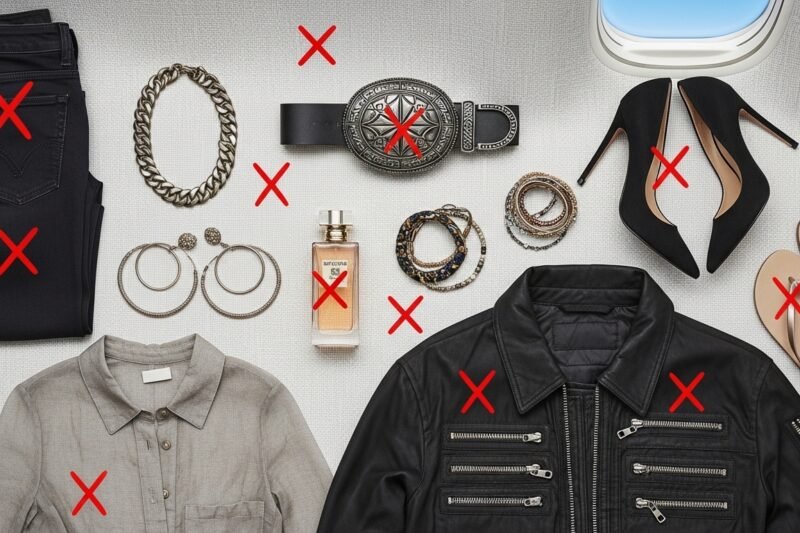 Qué no usar en el aeropuerto o en un avión