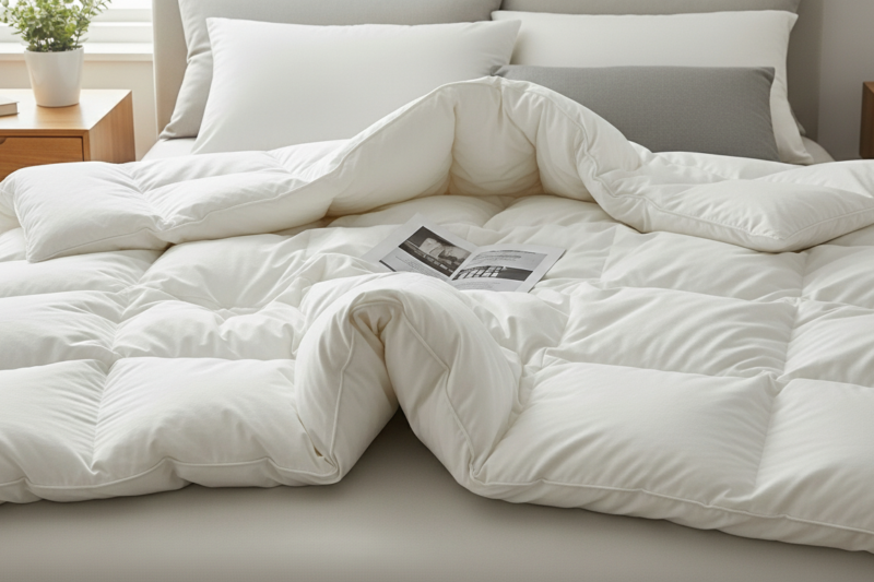 Cómo lavar tu edredón pesado en casa para que huela como nuevo