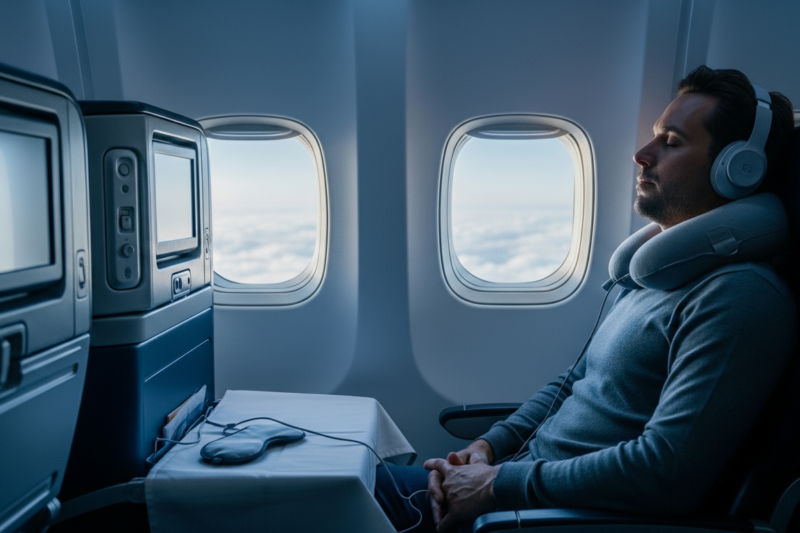 Cómo sobrevivir a vuelos de larga distancia como un profesional