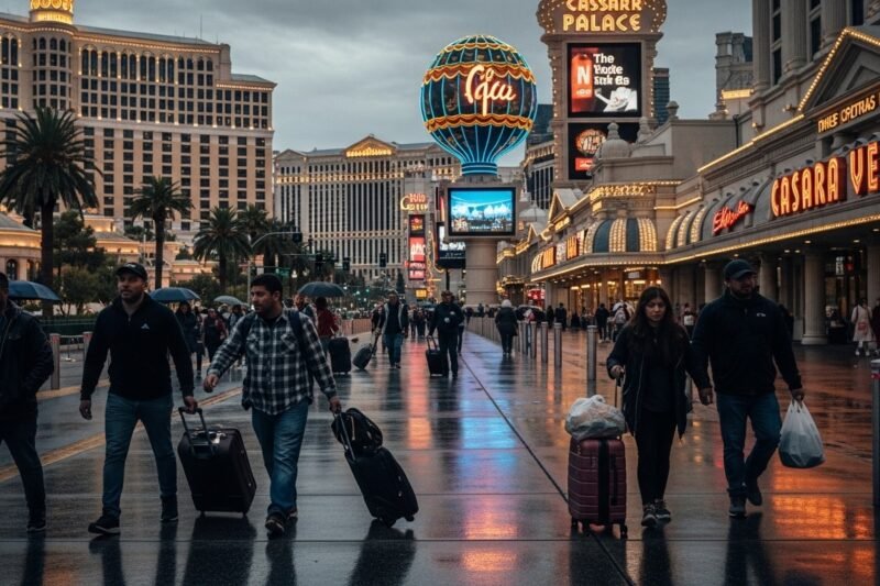 Las Vegas pierde visitantes estadounidenses ante el aumento de los costes de viaje