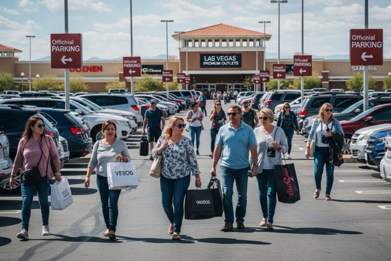 10 cosas que los viajeros deben saber sobre el estacionamiento de pago en Las Vegas South Premium Outlets