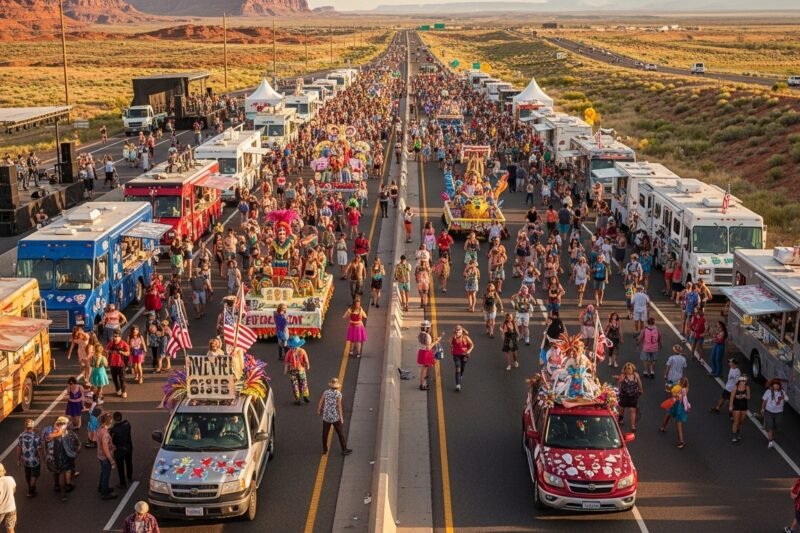 8 viajes por carretera en EE. UU. donde los festivales se apoderan de rutas enteras