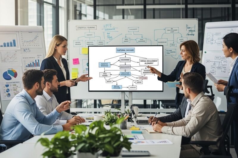 Cascada de cultura: Alineando el nivel medio estratégico